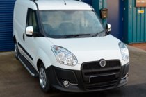 Fiat Doblo II 2010-2022 Ornamente proiectoare ceata cu dungi (2010-2015, 4 buc, inox) Carmos - Otel Inoxidabil Turcesc foto 4