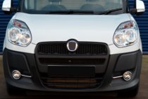 Fiat Doblo II 2010-2022 Ornamente proiectoare ceata cu dungi (2010-2015, 4 buc, inox) Carmos - Otel Inoxidabil Turcesc foto 6