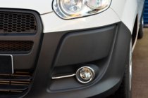Fiat Doblo II 2010-2022 Ornamente proiectoare ceata cu dungi (2010-2015, 4 buc, inox) Carmos - Otel Inoxidabil Turcesc foto 7