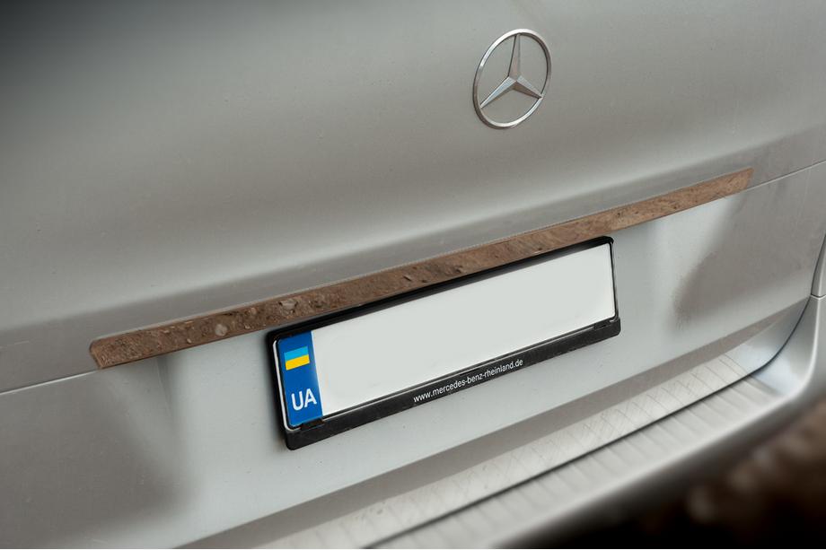 Mercedes Vito/V-class W447 2014- Protectie bara spate OmsaLine inox Mat Foto 7