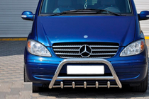 Mercedes Viano 2004-2014 Bullbar WT003/004 (Inox) 50mm, fara inscriptie foto 9