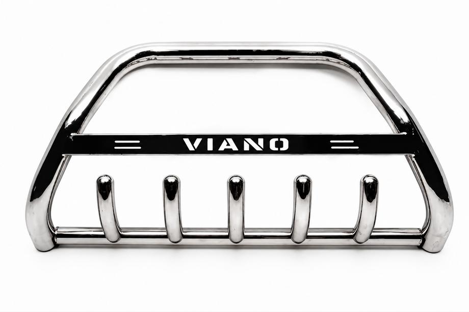 Mercedes Viano 2004-2014 Bullbar WT003/004 (Inox) 60mm, fara inscriptie Foto 3