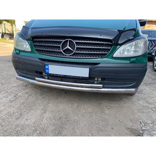 Protectie Fata ST014 (Inox) Mercedes Viano 2004-2014 foto 3