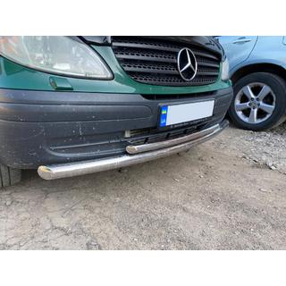 Protectie Fata ST014 (Inox) Mercedes Viano 2004-2014 foto 4
