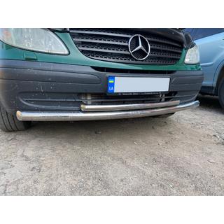 Protectie Fata ST014 (Inox) Mercedes Viano 2004-2014 foto 1