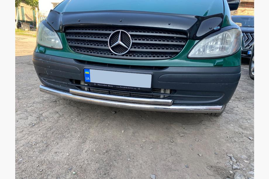 Mercedes Viano 2004-2014 Protectie Fata ST014 (Inox) Foto 3