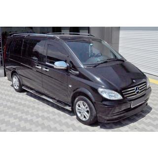 Tevi Laterale BB002 (2 buc, Inox) Mercedes Viano 2004-2014 foto 1