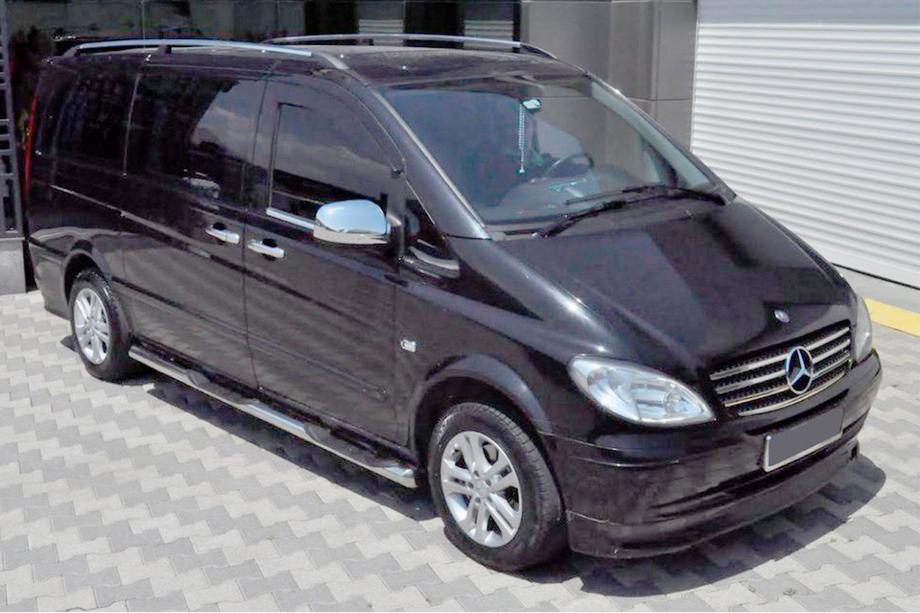 Mercedes Viano 2004-2014 Tevi Laterale BB002 (2 buc, Inox) d70, ampatament lung (L3) Image