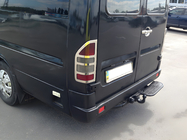 Mercedes Sprinter W901/902/903/904/905 1995–2006 Capace Cromate pentru Stopuri (2 buc, Otel Inoxidabil) OmsaLine - Otel Inoxidabil Italian foto 1