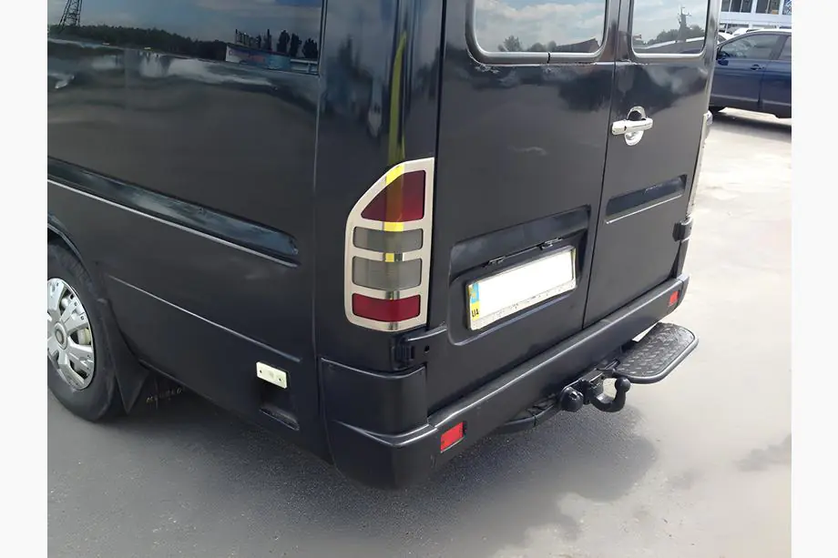 Mercedes Sprinter W901/902/903/904/905 1995–2006 Capace Cromate pentru Stopuri (2 buc, Otel Inoxidabil) Image