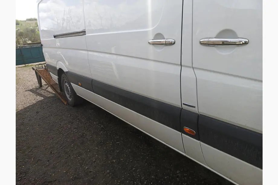 Mercedes Sprinter W906 2006–2018 Capace Cromate Manere Usi (4 buc, Otel Inoxidabil) OmsaLine - Otel Inoxidabil Italian Image