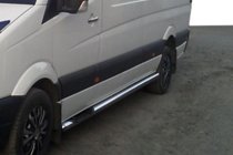 Mercedes Sprinter W906 2006–2018 Tevi Laterale (2 buc, Otel Inoxidabil) foto 3