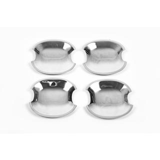 Insertii Cromate pentru Manere (4 buc, Otel Inoxidabil) Hyundai Accent 2006-2010 foto 3