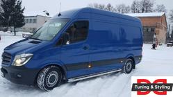 Volkswagen Crafter 2006-2016 Praguri Laterale Premium (2 buc, Inox) foto 4