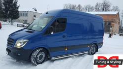 Volkswagen Crafter 2006-2016 Praguri Laterale Premium (2 buc, Inox) foto 5