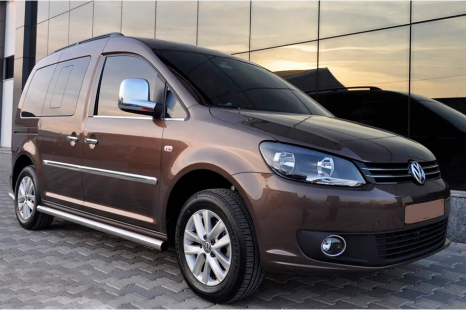 Volkswagen Caddy 2010-2015 Tevi Laterale BB001 (2 buc, inox) d60, Maxi Ampatament Image