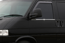 Volkswagen T4 Transporter 1990-2003 Ornamente exterioare geamuri (2 buc, inox) foto 1