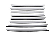 Volkswagen T4 Caravelle/Multivan 1990–2003 Ornamente grila cromate Capota inclinata (8 buc, inox) foto 4