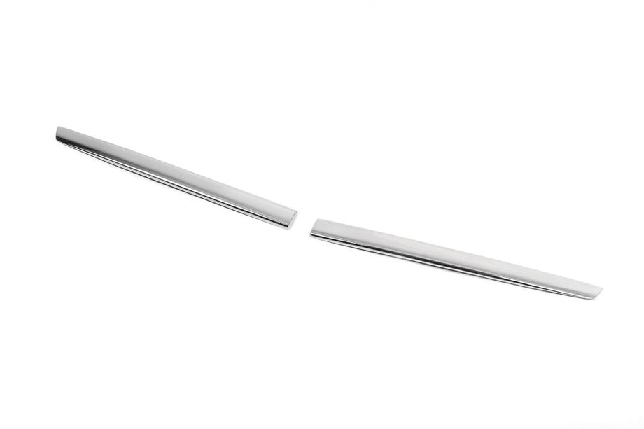 Hyundai Sonata NF 2004-2009 Ornament grila radiator (2 piese, inox) Foto 2