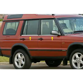 Ornamente Geamuri Otel Inoxidabil (4 buc) Land Rover Discovery II 1998-2004 foto 1