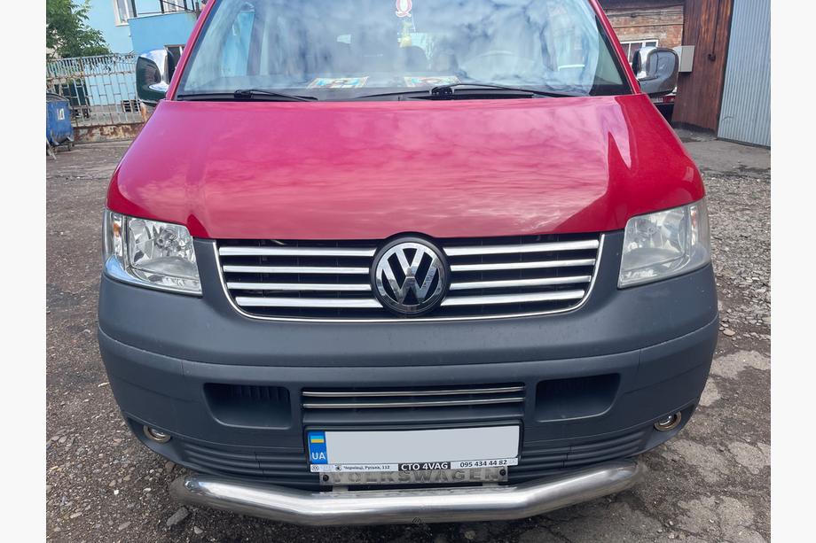 Volkswagen T5 Transporter 2003-2010 Capace cromate grila (8 benzi, inox) Carmos - Otel Inoxidabil Turcesc Foto 3