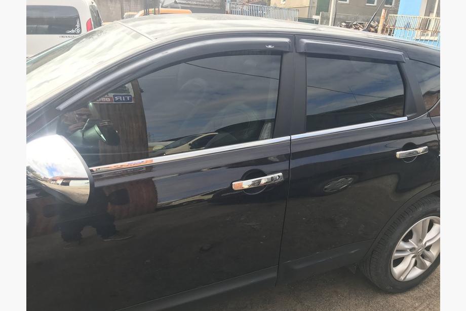 Nissan Qashqai 2010-2014 Ornamente exterioare usa (4 buc, inox) Foto 5