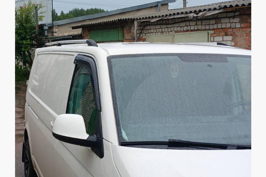 Volkswagen T5 Transporter 2003-2010 Bare Longitudinale Crom Baza scurta, picioare din plastic Foto 6