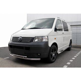 Protectie Fata ST014 (Inox) Volkswagen T5 Transporter 2003-2010 foto 1