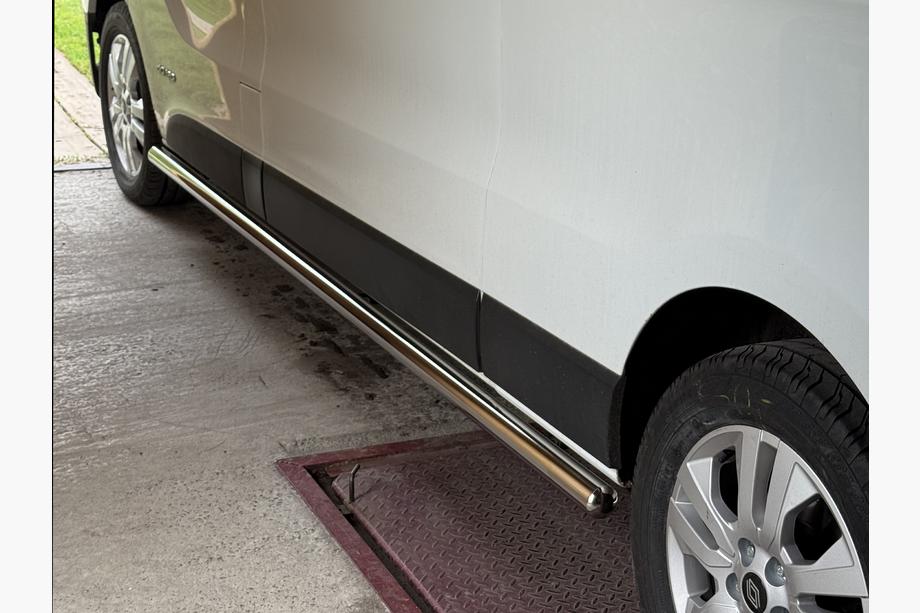 Nissan Primastar 2002-2014 Tevi Laterale (2 buc, Otel Inoxidabil) 60mm, Ampatament Lung Foto 6