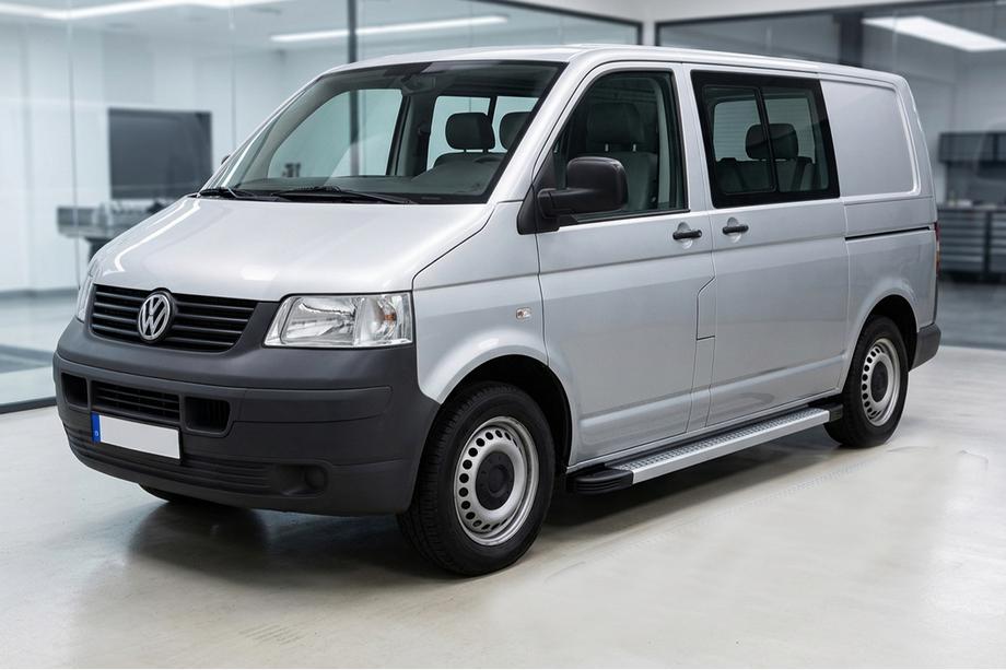 Volkswagen T5 Multivan 2003–2010 Praguri Laterale Maya V2 (2 buc, Aluminiu) Ampatament Scurt Image
