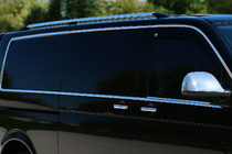 Volkswagen T5 Caravelle 2004-2010 Set complet ornamente geamuri (14 piese, inox) foto 1