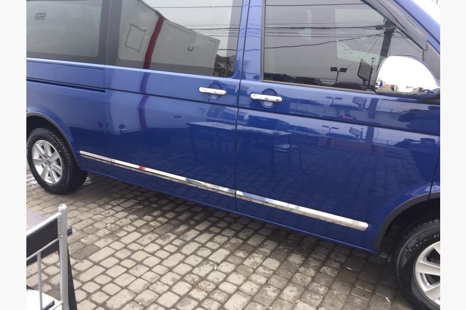 Volkswagen T5 2010-2015 Molduri Usi Otel Inoxidabil Crom 1 Usa, Lunga, Carmos - Otel Turcesc Foto 7