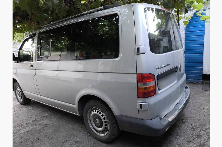 Volkswagen T5 2010-2015 Bare Longitudinale Crom Baza lunga, picioare din plastic Foto 12