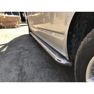 Praguri Laterale Premium (2 buc, Inox) Volkswagen T5 2010-2015 foto 1