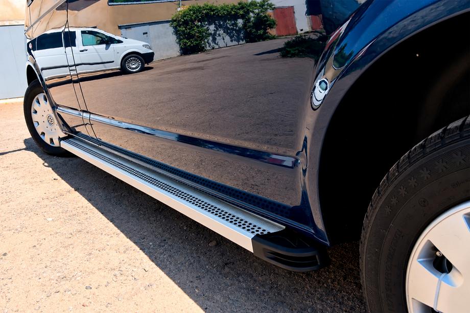 Volkswagen T5 2010-2015 Praguri Laterale Maya V2 (2 buc, Aluminiu) Ampatament Lung Foto 3