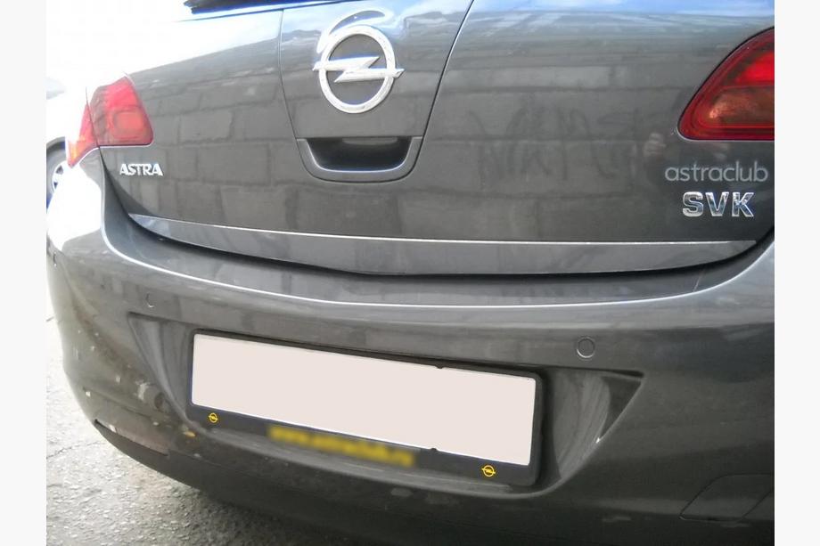 Opel Astra J 2009-2015 Ornament portbagaj inox Foto 2