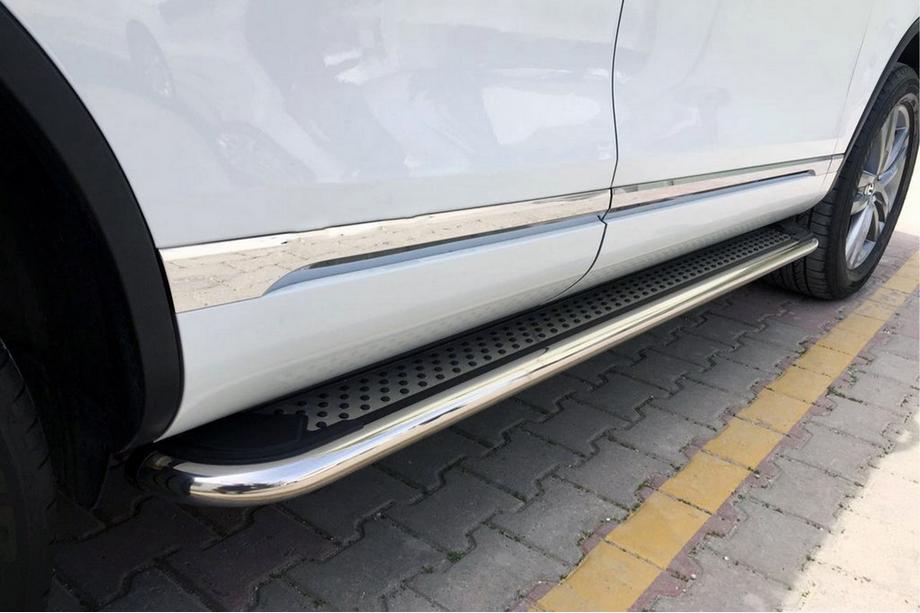 Volkswagen Amarok 2010-2022 Praguri Laterale Maydos V2 (2 buc, inox) Image