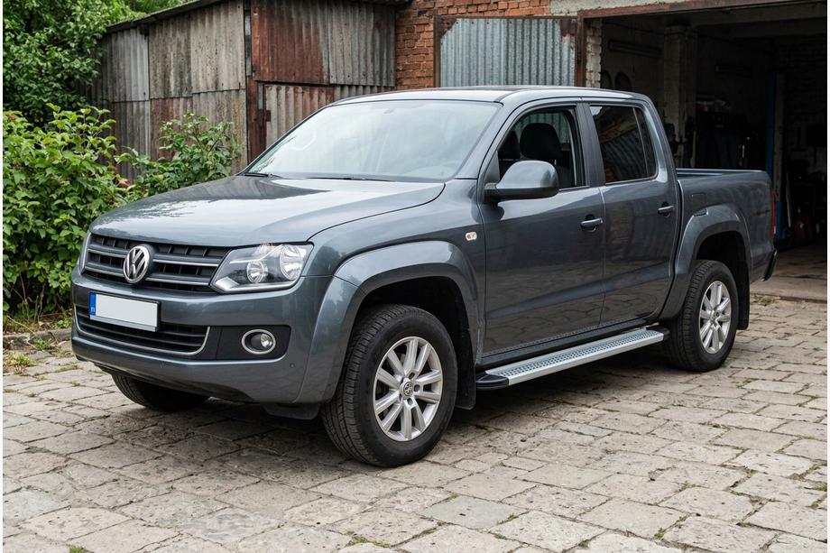 Volkswagen Amarok 2010-2022 Praguri Laterale Maya V2 (2 buc, Aluminiu) Image