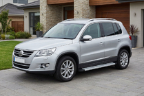 Volkswagen Tiguan 2007-2016 NOUTATE!!! Praguri Laterale Maya V2 (2 buc, Aluminiu) foto 1