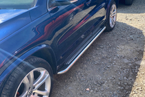 Volkswagen Tiguan 2007-2016 Praguri Laterale Maydos V2 (2 buc, inox) foto 3
