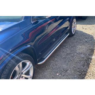 Praguri Laterale Maydos V2 (2 buc, inox) Volkswagen Tiguan 2007-2016 foto 3