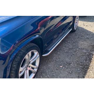 Praguri Laterale Maydos V2 (2 buc, inox) Volkswagen Tiguan 2007-2016 foto 2