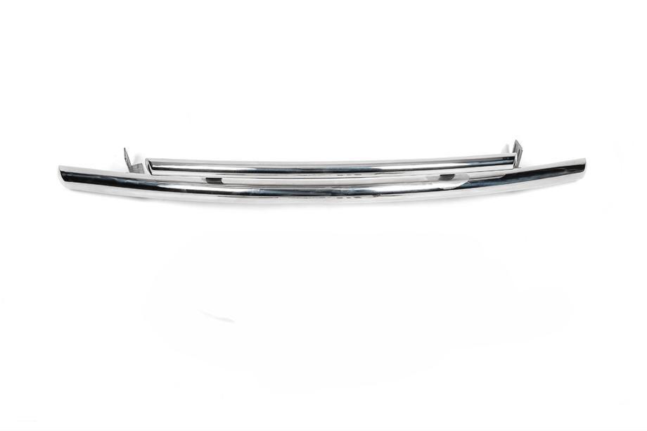 Volkswagen Sharan 1995-2010 Protectie Fata Dubla ST014 (Inox) 51 x 42 mm Foto 2