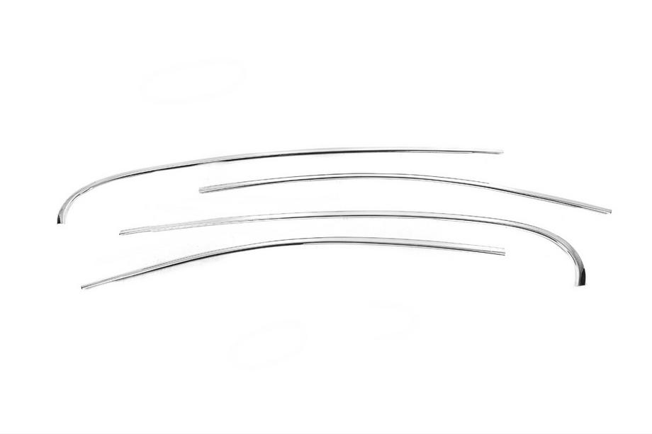 Renault Fluence 2009-2016 Ornamente superioare geamuri inox (4 buc) Foto 2