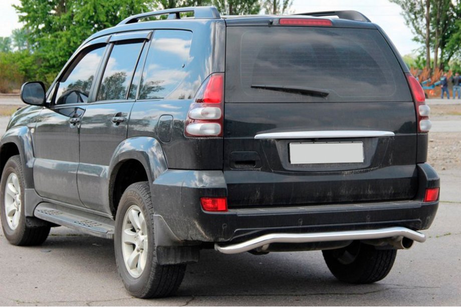 Toyota Land Cruiser Prado 120 2002-2009 Protectie Spate AK008 Foto 5
