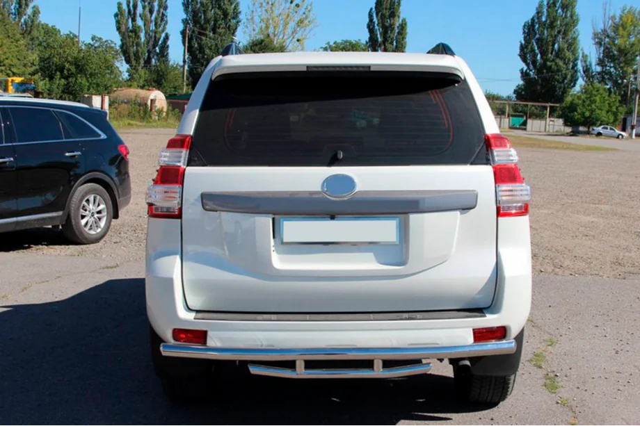 Toyota Land Cruiser Prado 150 2009-2023 Bara Spate AK002-2v1 (Inox) Foto 3