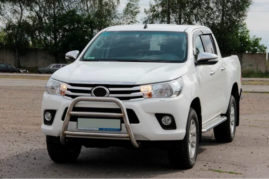 Toyota Hilux 2015- Protectie Fata WT023 (Inox) Image