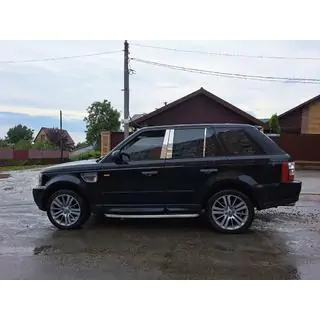Ornamente Montanti Usa Inox Range Rover Sport 2005-2013 foto 2
