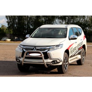 Bullbar WT022 Otel Inoxidabil Mitsubishi Pajero Sport 2015- foto 3