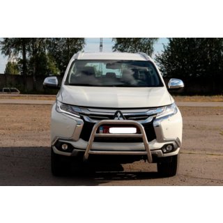 Bullbar WT022 Otel Inoxidabil Mitsubishi Pajero Sport 2015- foto 2